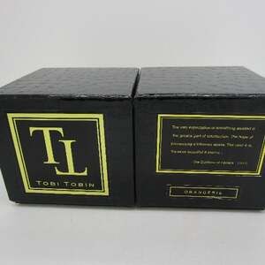 Lot of 2 - Tobi Tobin ORANGERIE 9 oz 2-Wick Luxury Scented Candles NEW